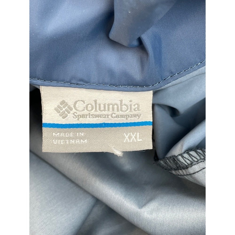 Columbia Jacket Mens XXL Color Block Waterproof Light Weight Full Zip Hooded - Picture 6 of 10